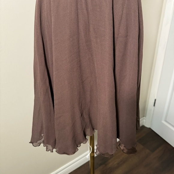 Vintage 100% silk  Marilyn Monroe tie back dress m old hollywood - Picture 4 of 7